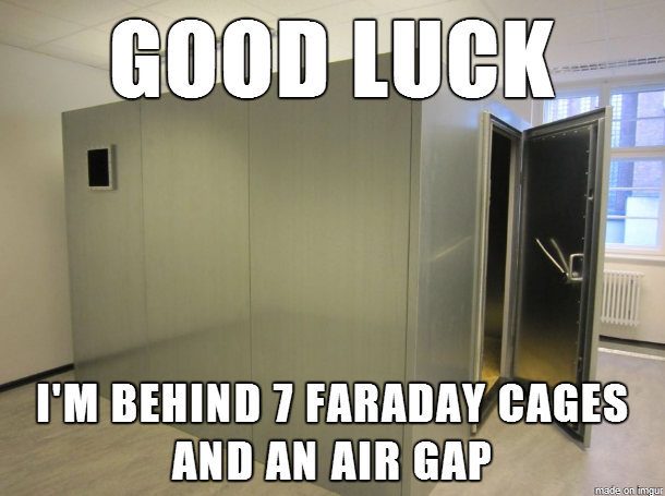 Faraday Cage meme